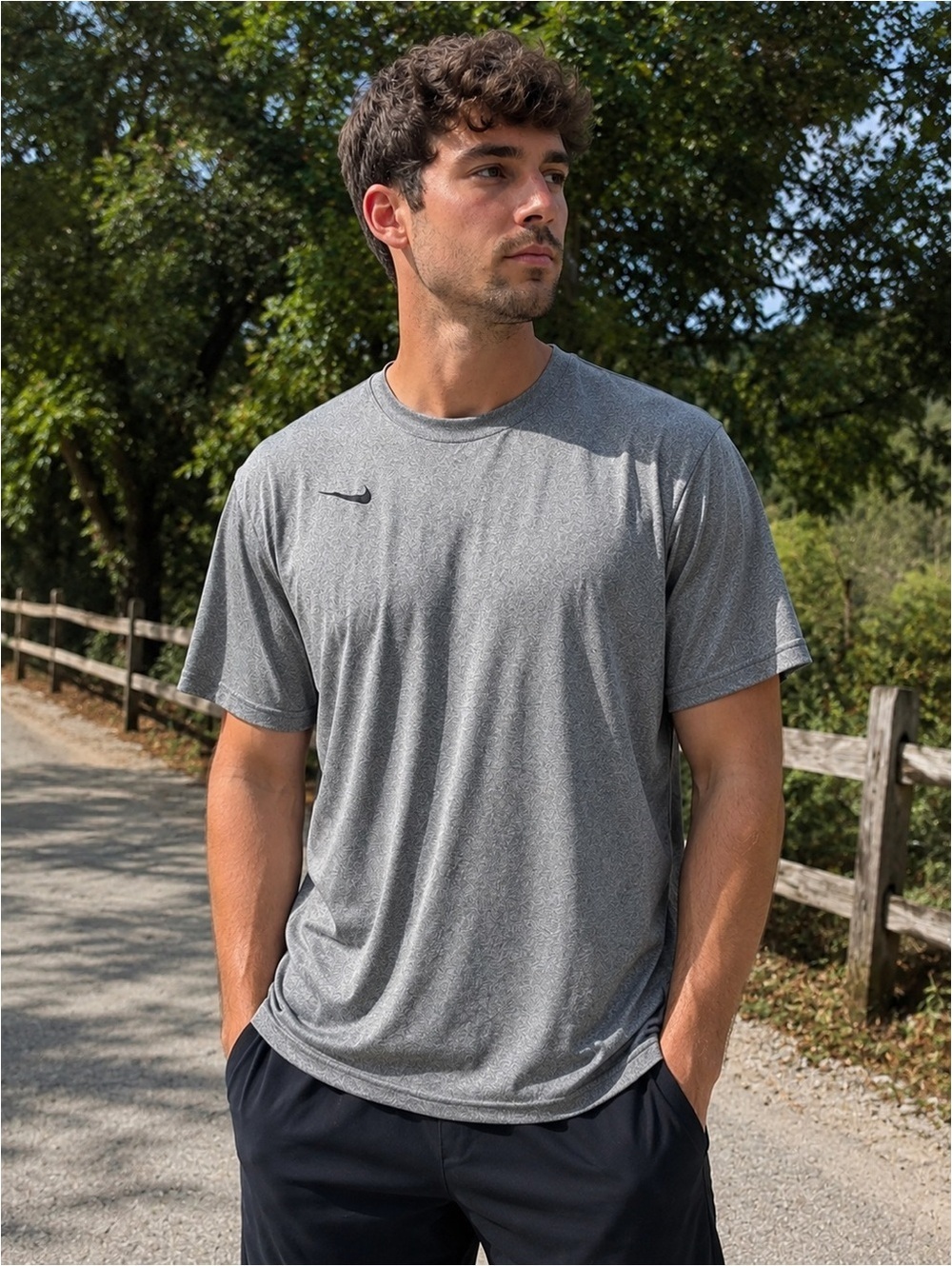 Nike Dri-Fit Grey T-Shirt XL